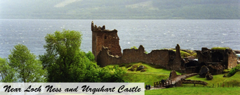 Near Loch Ness and Urquhart Castle